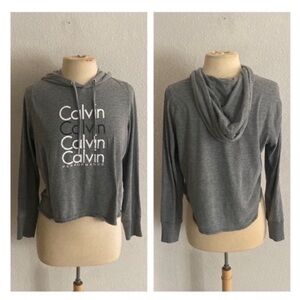 ❤️$10 Calvin Klein lightweight cropped hoodie